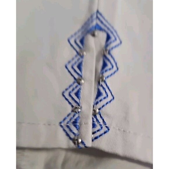 Rudy Red Women Capri Size 18 White Nwt Please Read - Picture 5 of 11